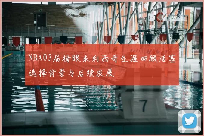 NBA03届榜眼米利西奇生涯回顾活塞选择背景与后续发展