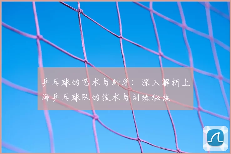乒乓球的艺术与科学：深入解析上海乒乓球队的技术与训练秘诀