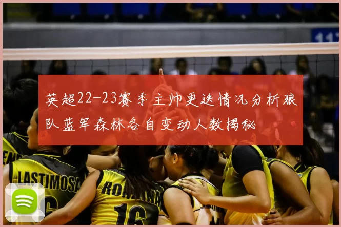 英超22-23赛季主帅更迭情况分析狼队蓝军森林各自变动人数揭秘
