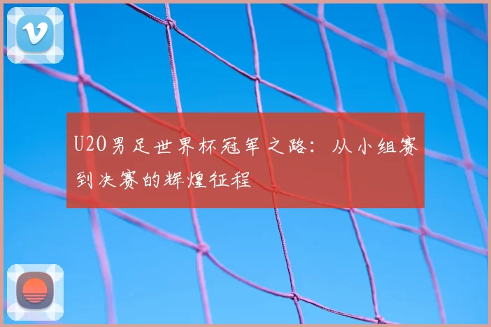 U2O男足世界杯冠军之路:从小组赛到决赛的辉煌征程